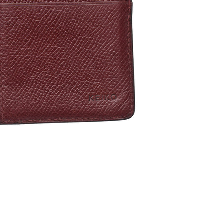 Hermes Courchevel Bearn Gusset Wallet Rouge H 6 of 8