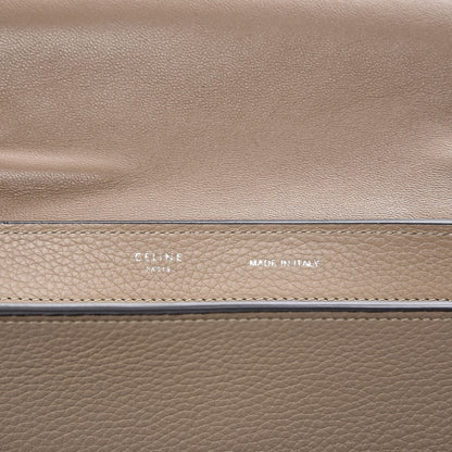 Celine Drummed Calfskin Suede Small Trapeze Dune 7 of 10