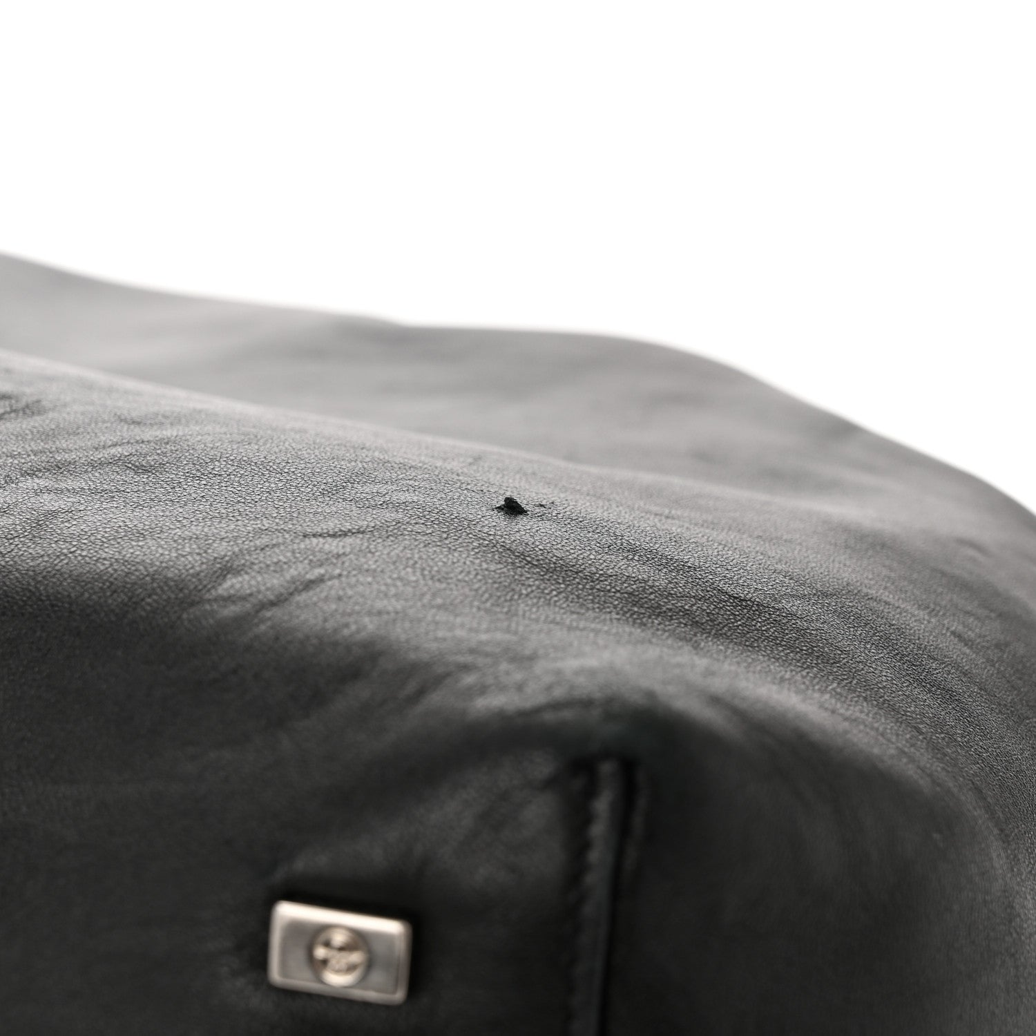 The Row Calfskin Double Circle Bag Black 10 of 11