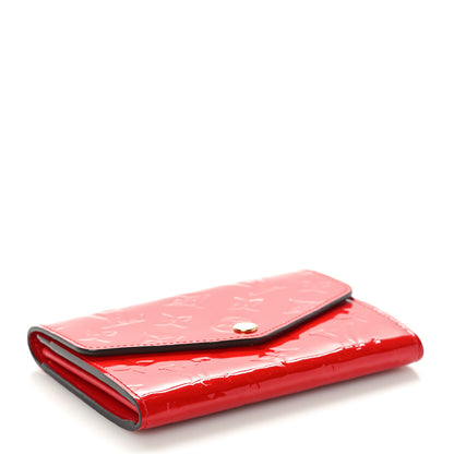 Louis Vuitton Vernis Sarah Compact Wallet Cherry 4 of 7