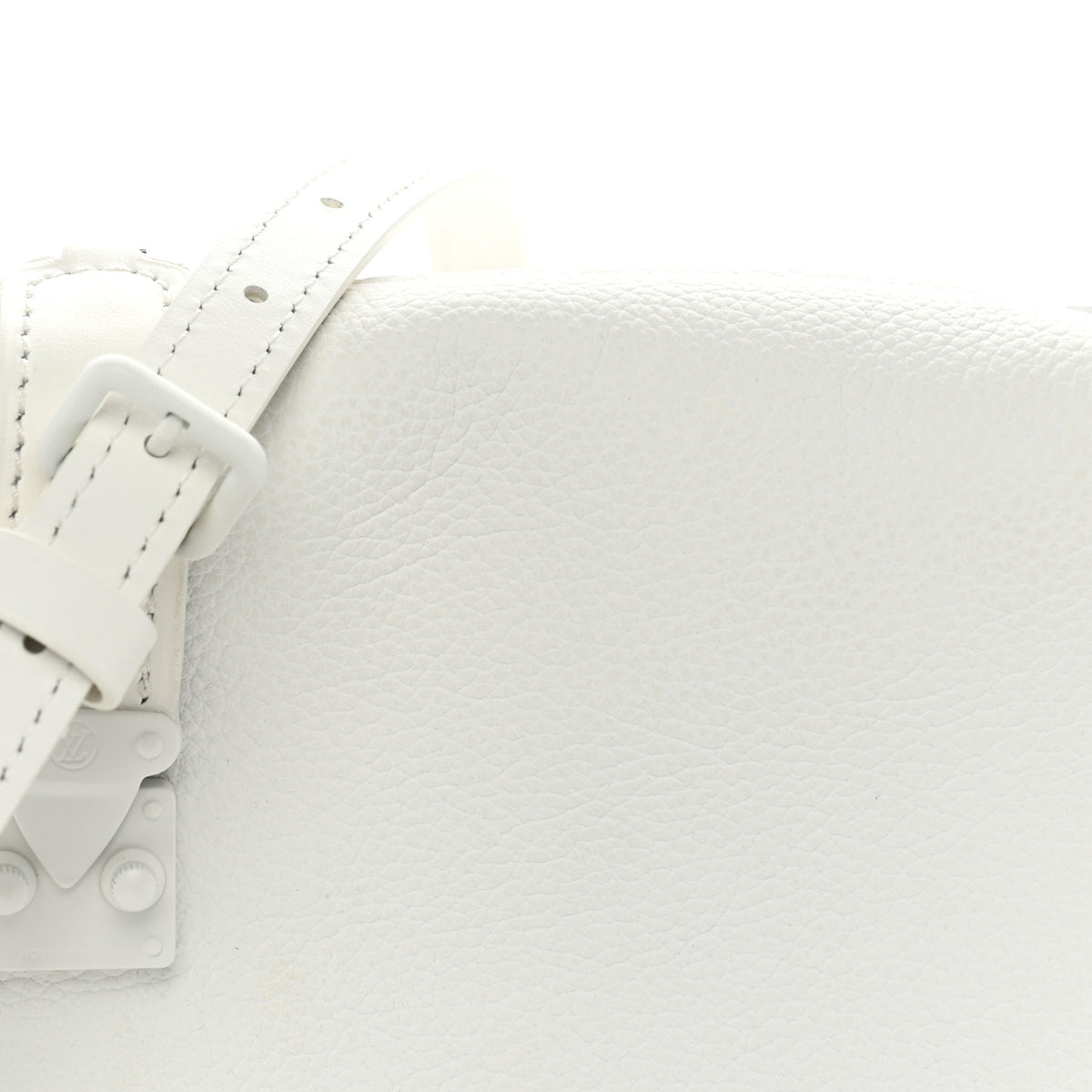 Calfskin Side Trunk PM Off White