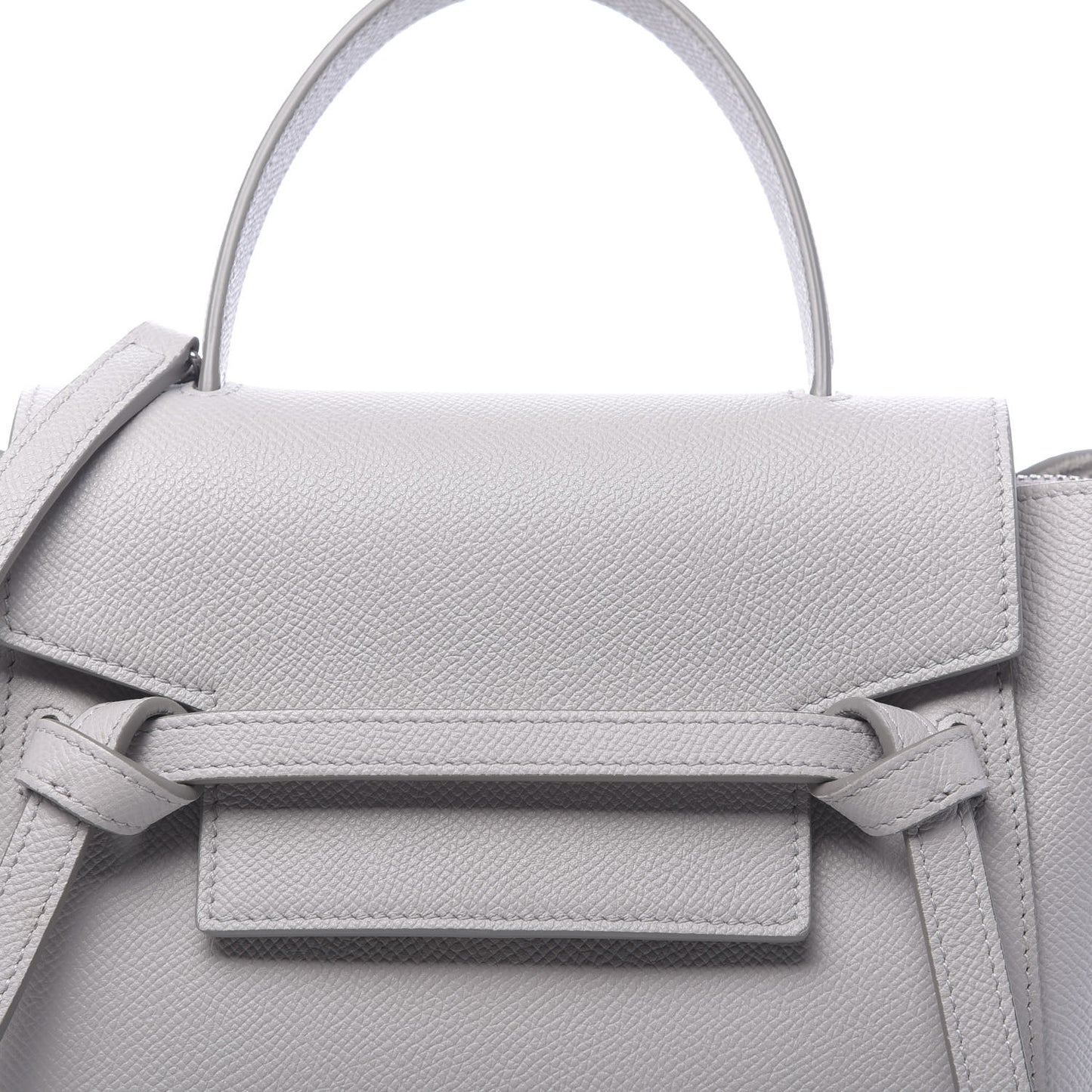 Grained Calfskin Nano Belt Bag Mineral