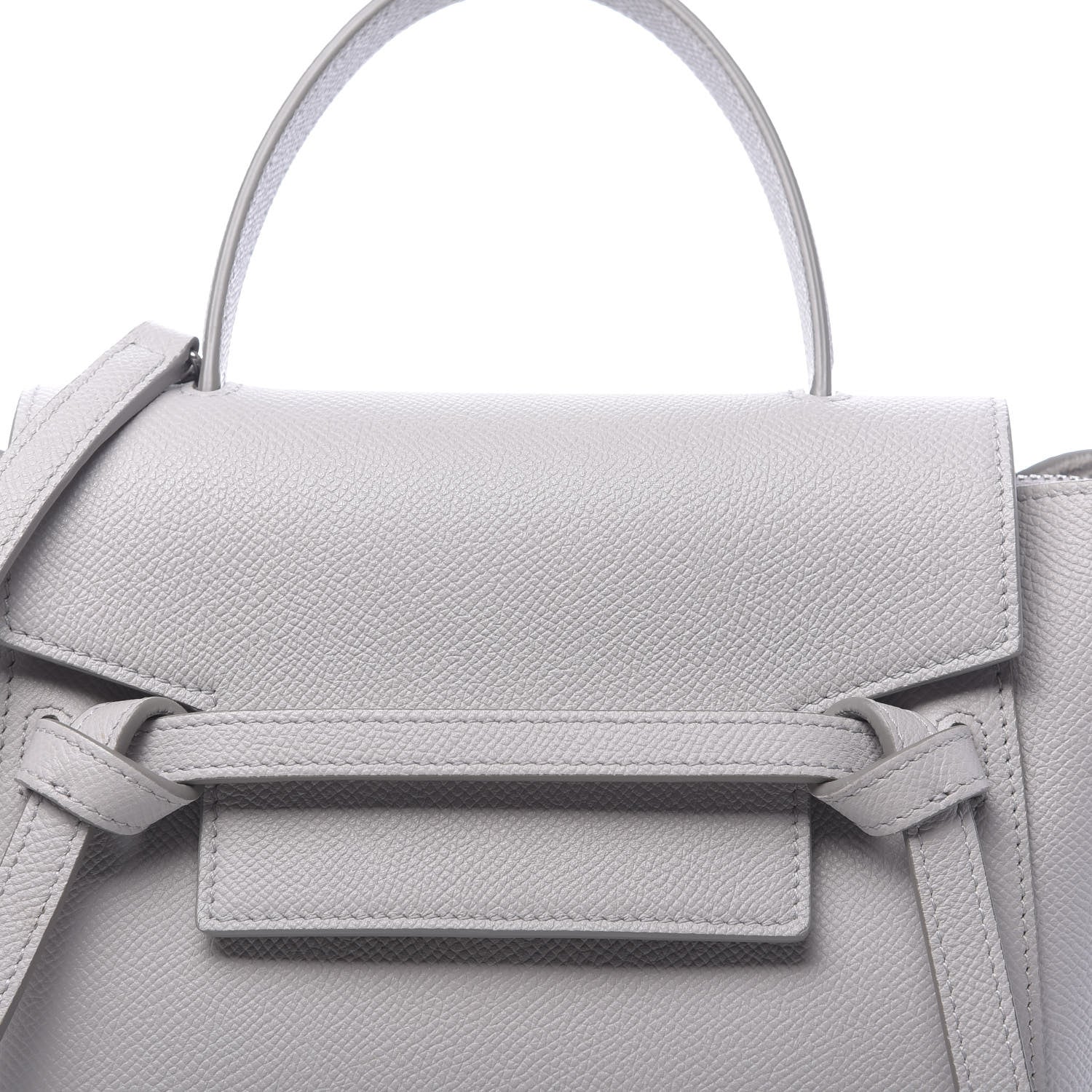 Celine Grained Calfskin Nano Belt Bag Mineral 11 of 13