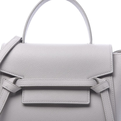 Celine Grained Calfskin Nano Belt Bag Mineral 11 of 13