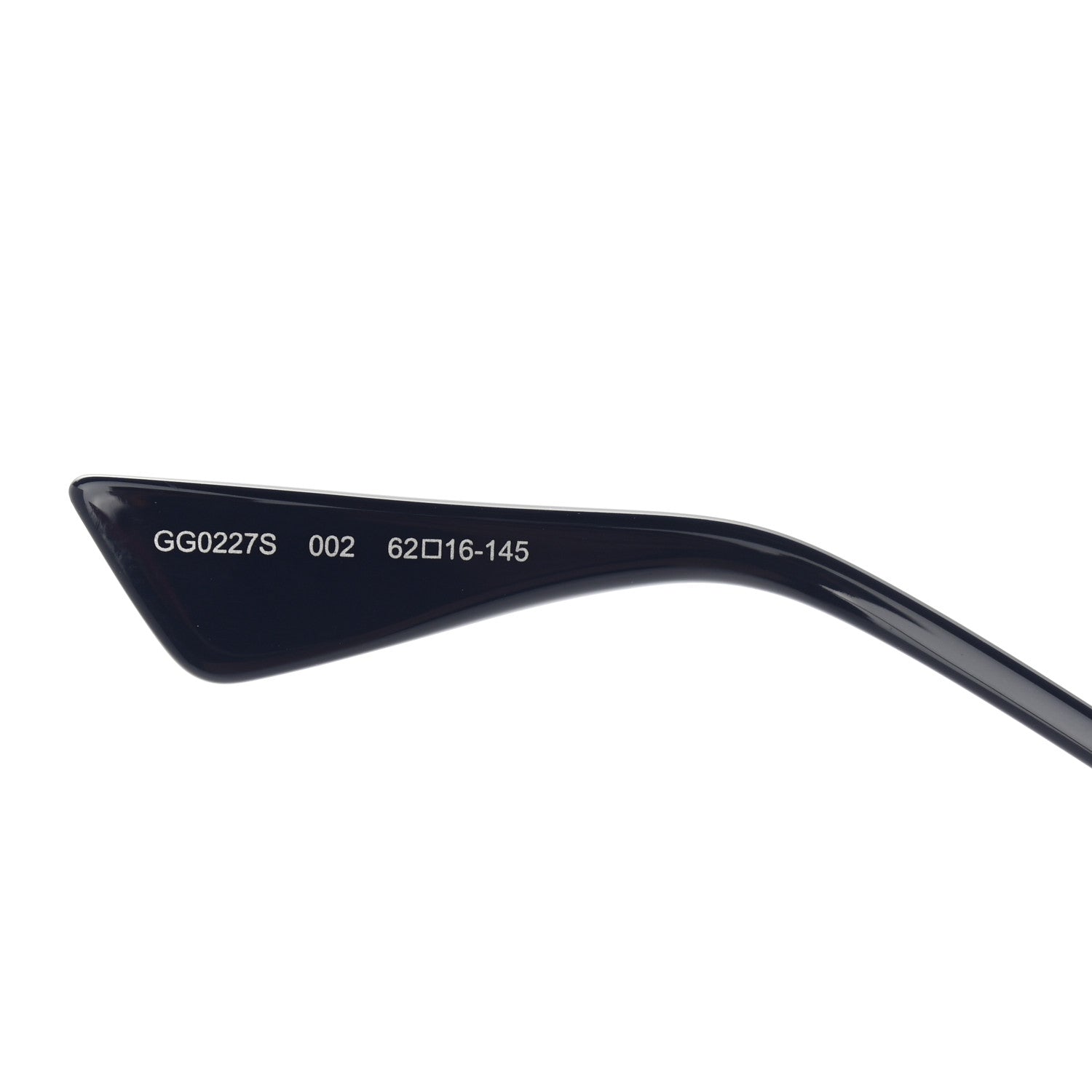 Gucci Metal Glitter Aviator Sunglasses G0227S Blue Silver 7 of 7