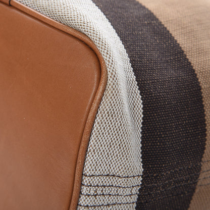 Burberry Canvas Mega Check Mini Ashby Tassel Crossbody Saddle Brown 13 of 15