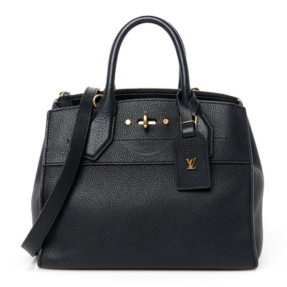 Louis Vuitton Taurillon City Steamer PM Black 1 of 12