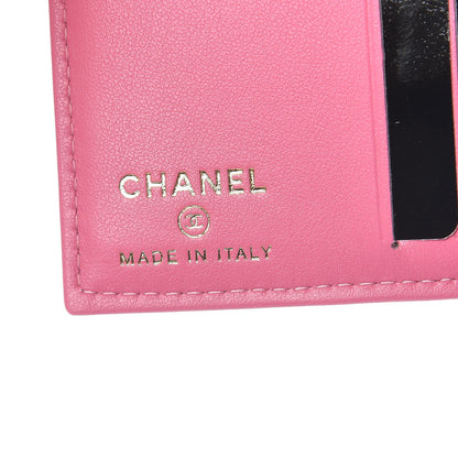 Chanel Caviar Quilted Card Holder Wallet Pink 6 of 8