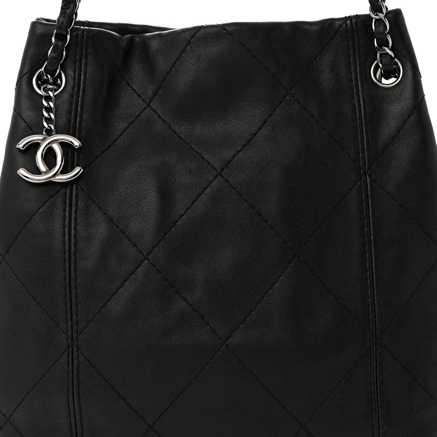 Chanel Lambskin Quilted Small Soft Touch Shoulder Bag Black 8 of 13
