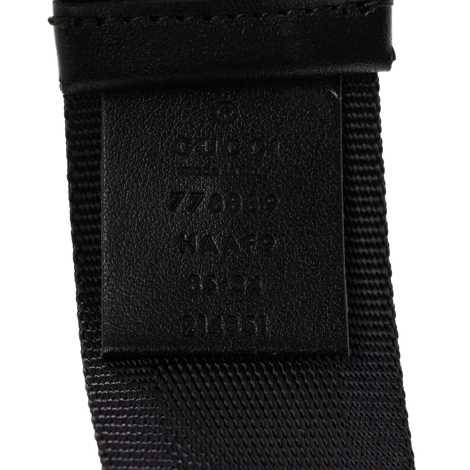 Gucci GG Crystal Belt 85 34 Black 4 of 5