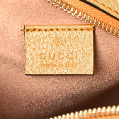 Gucci GG Supreme Monogram Flora Web Mini Ophidia Round Shoulder Bag Beige Multicolor Crop 6 of 11