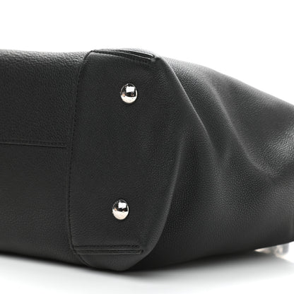 Louis Vuitton Veau Cachemire Soft Lockit MM Black 10 of 12