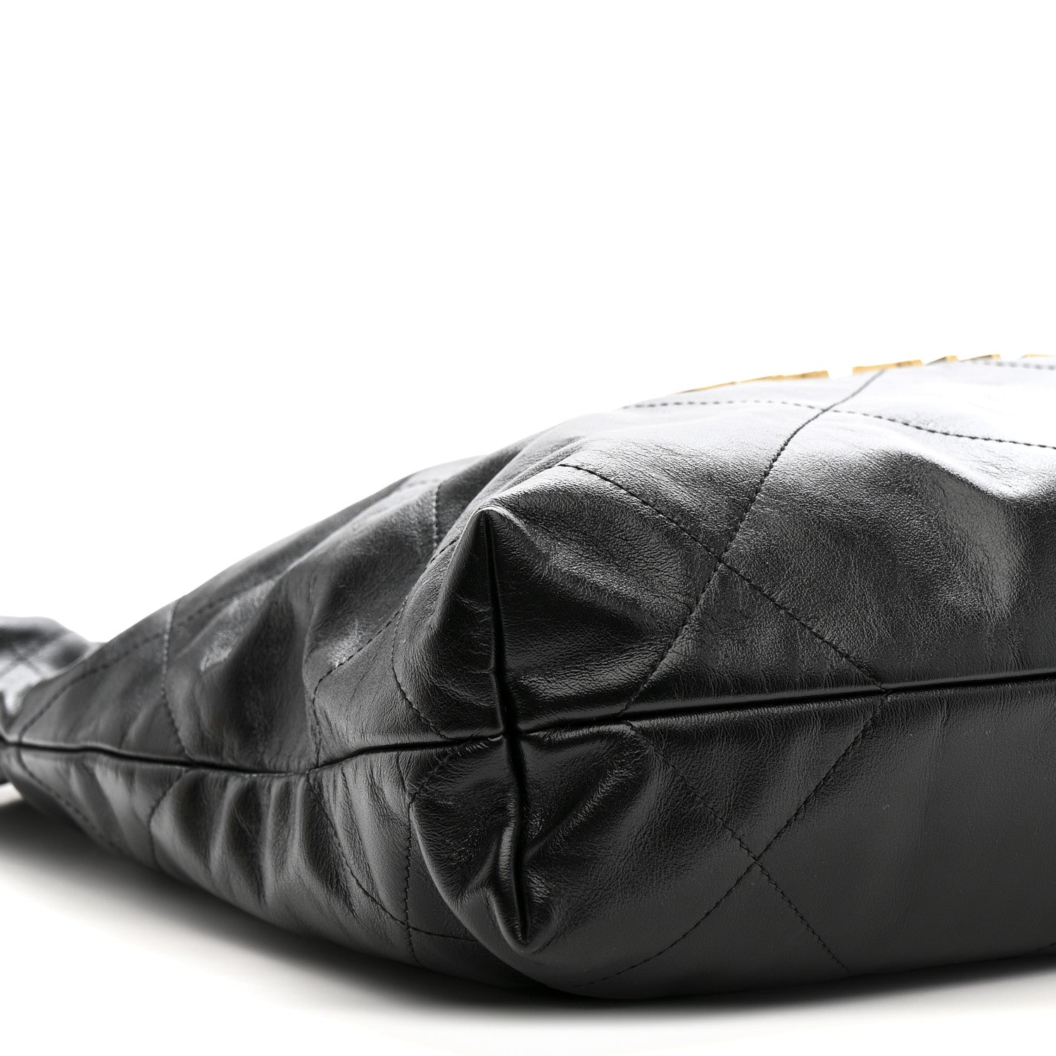 Chanel Shiny Calfskin Quilted Small Chanel 22 Black 10 of 11