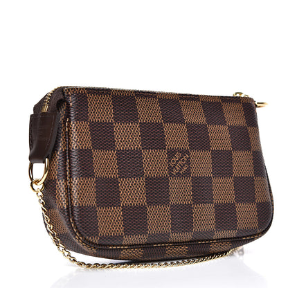 Louis Vuitton Damier Ebene Mini Pochette Accessories 2 of 7