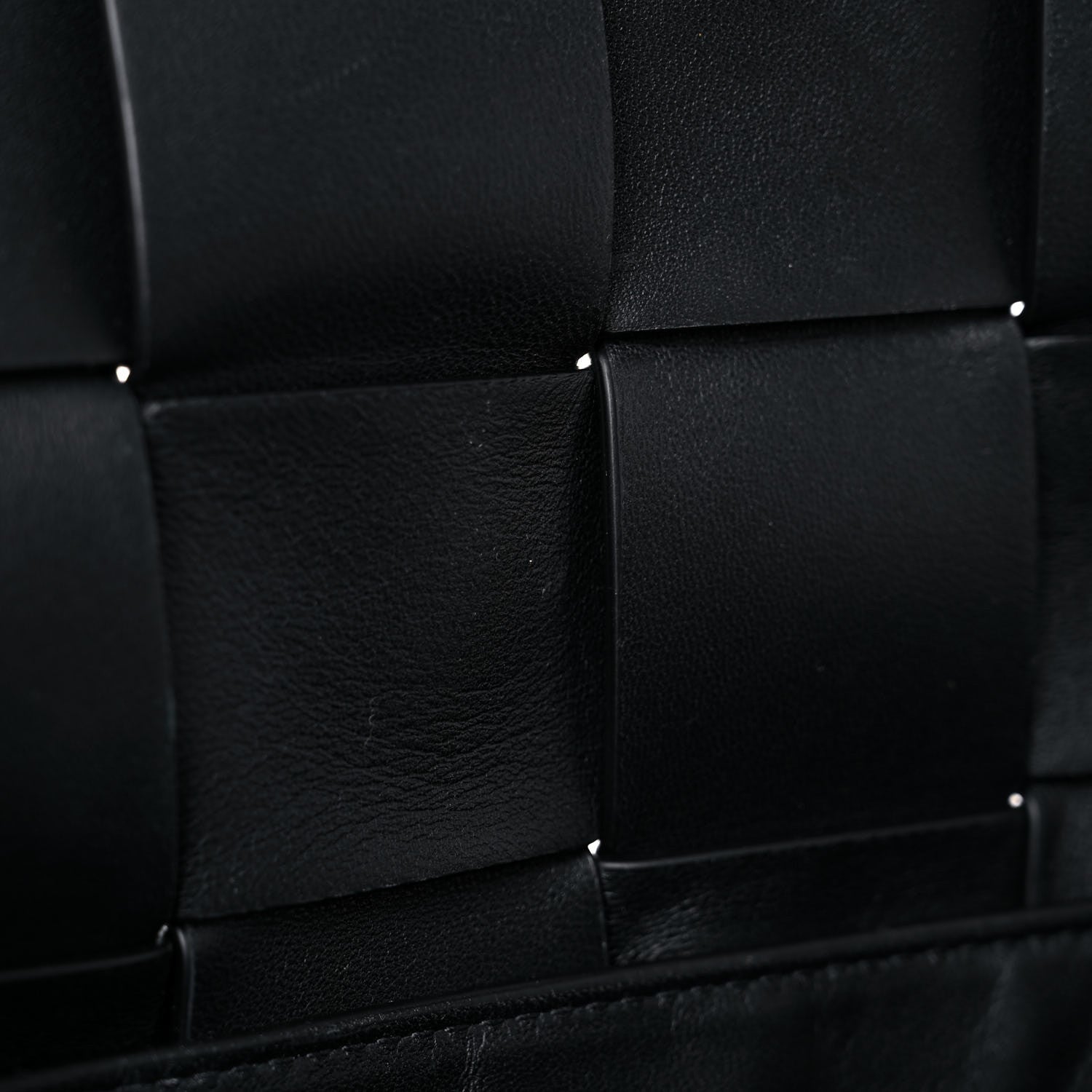 Bottega Veneta Spazzolato Maxi Intrecciato Cassette Crossbody Bag Black 14 of 14