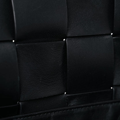 Bottega Veneta Spazzolato Maxi Intrecciato Cassette Crossbody Bag Black 14 of 14