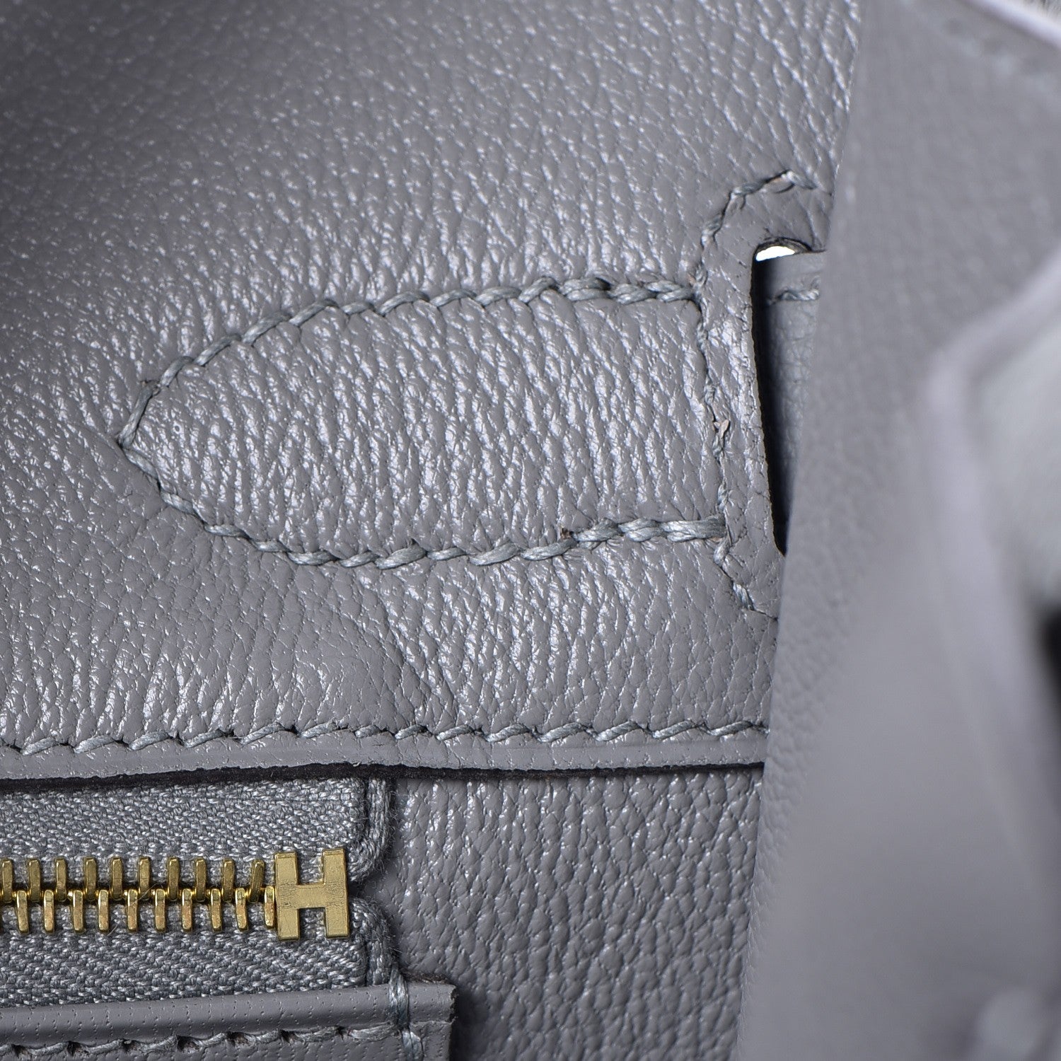 Hermes Togo Birkin 30 Gris Mouette 17 of 38