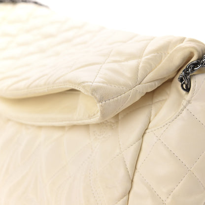 Chanel Lambskin Quilted Large Paris Moscou Red Square Bag Beige 8 of 18