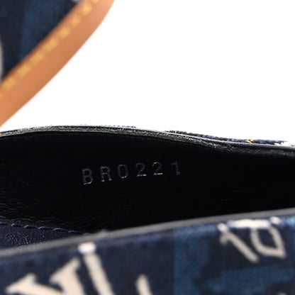 Louis Vuitton Jacquard Since 1854 Sofia Flat Mules 38 Blue 9 of 9