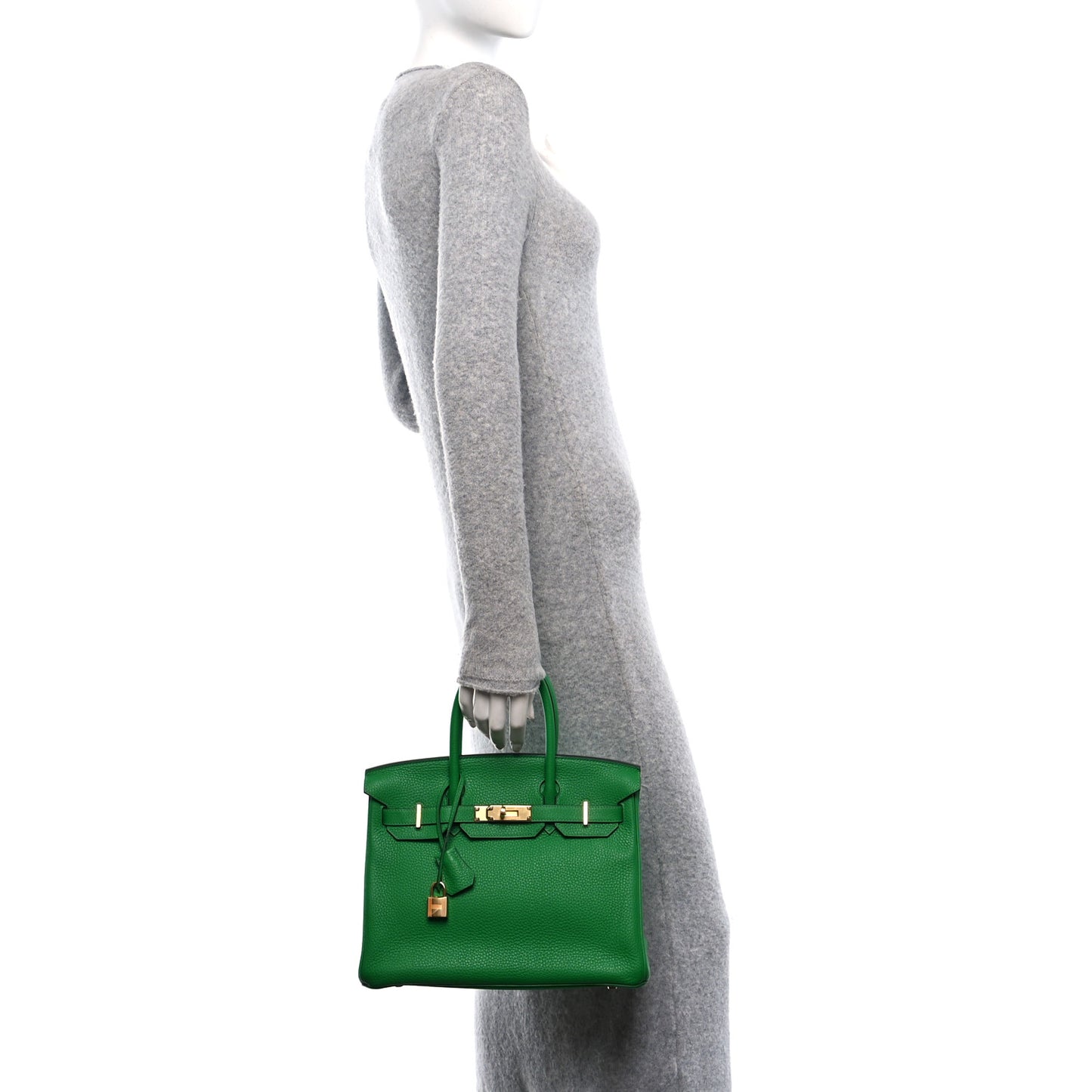 Taurillon Clemence Birkin 30 Bambou