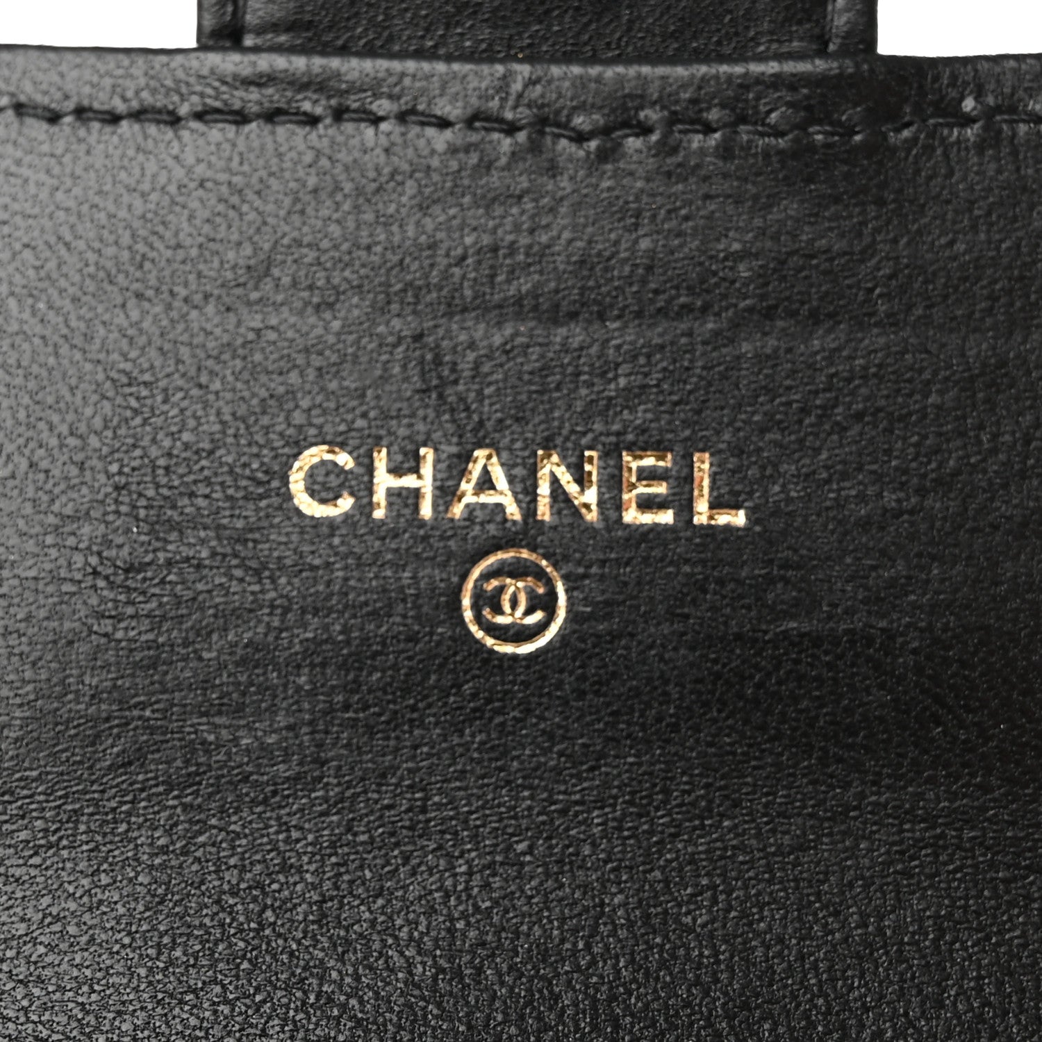 Chanel Lambskin Quilted Medium Flap Wallet Black 6 of 12