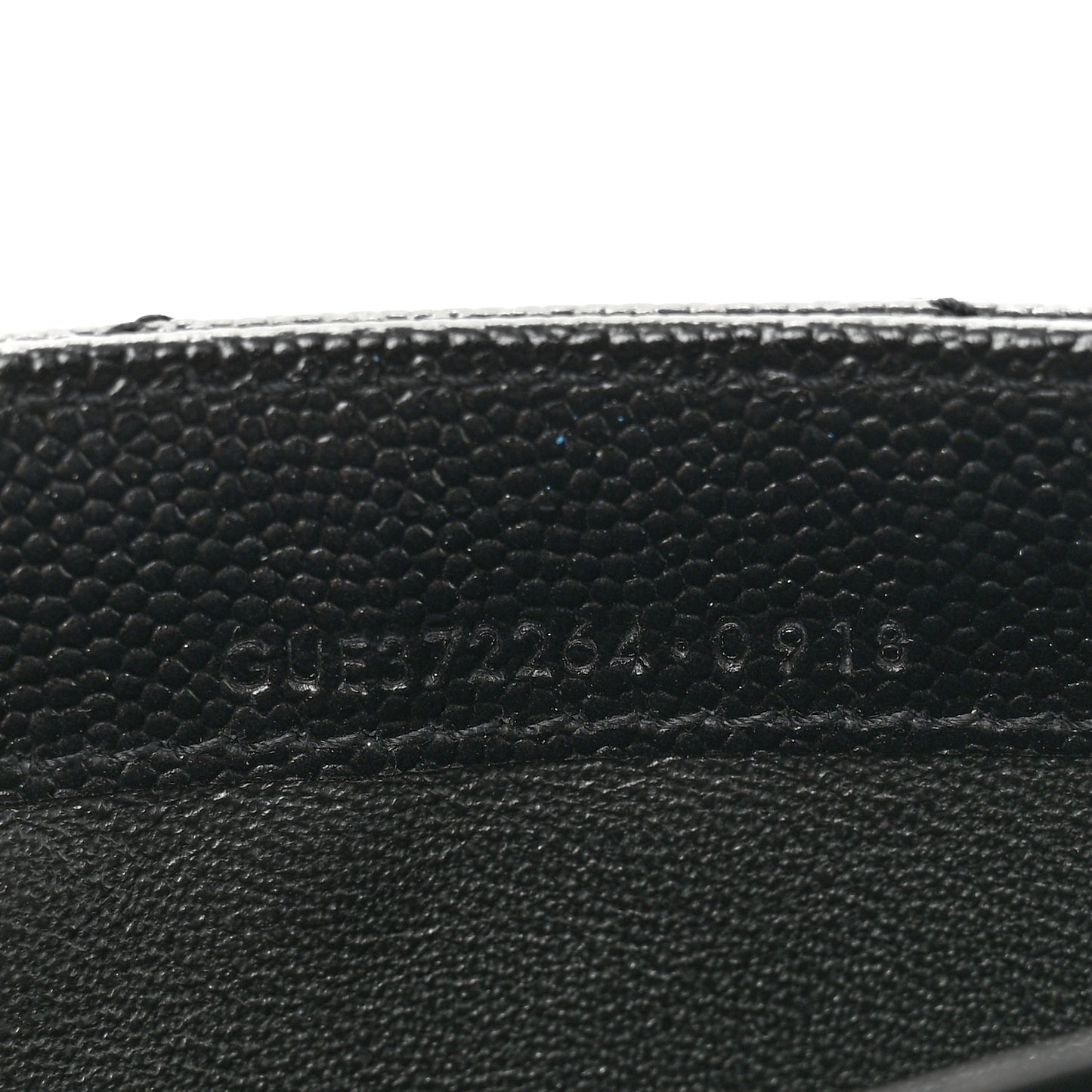 Grain De Poudre Matelasse Chevron Monogram Flap Wallet Black