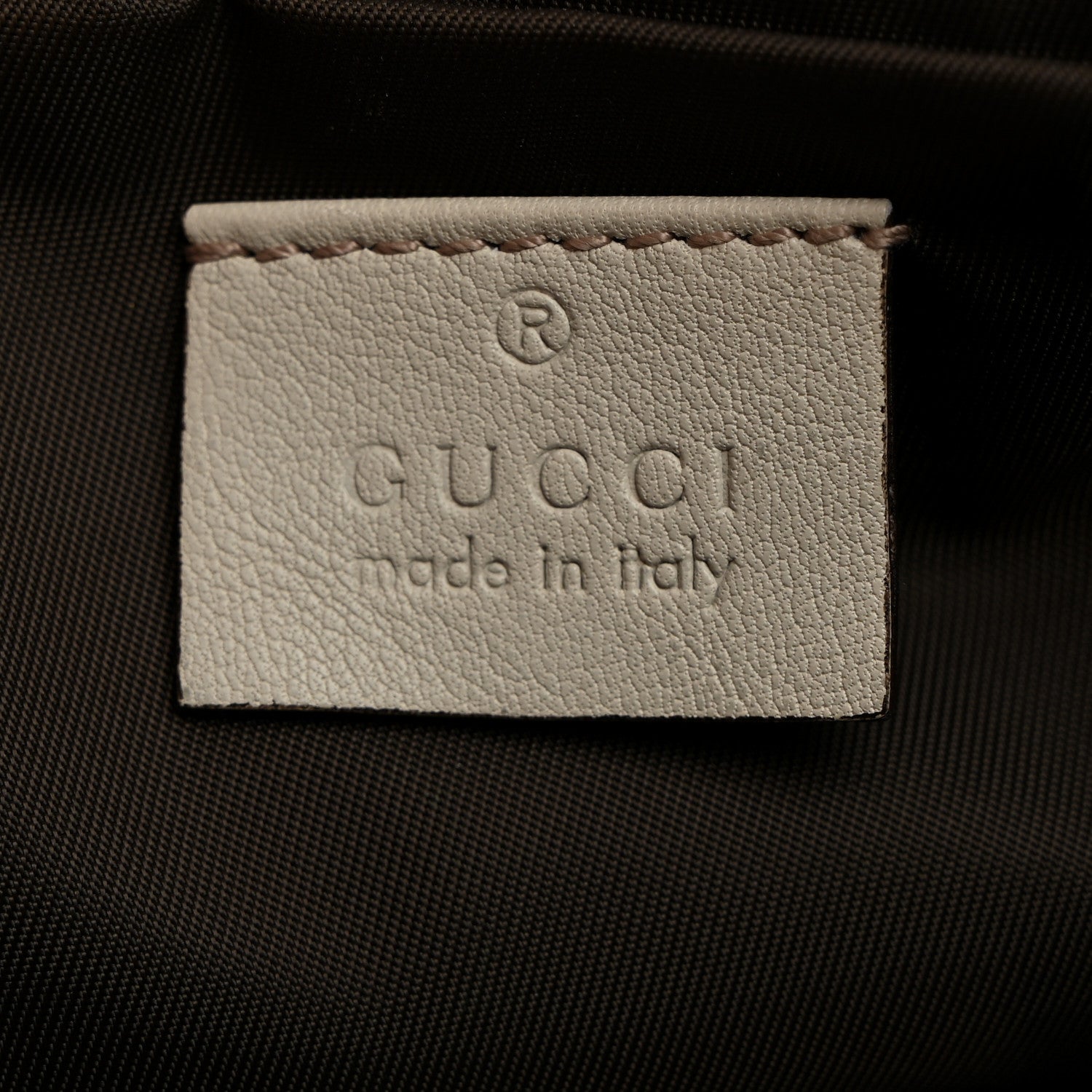 Gucci Guccissima New Britt Wristlet Off White 6 of 8