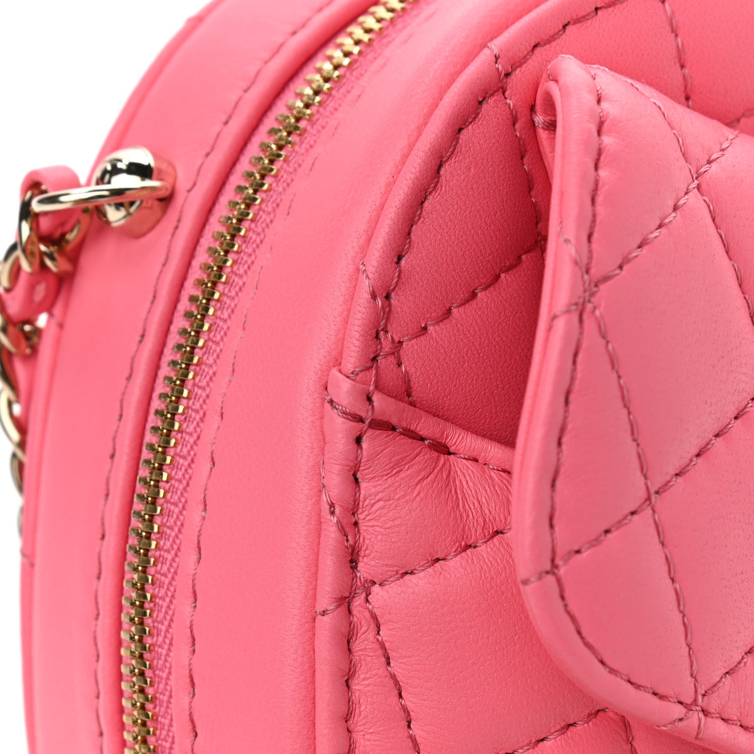 Chanel Lambskin Quilted CC In Love Heart Bag Pink 11 of 14