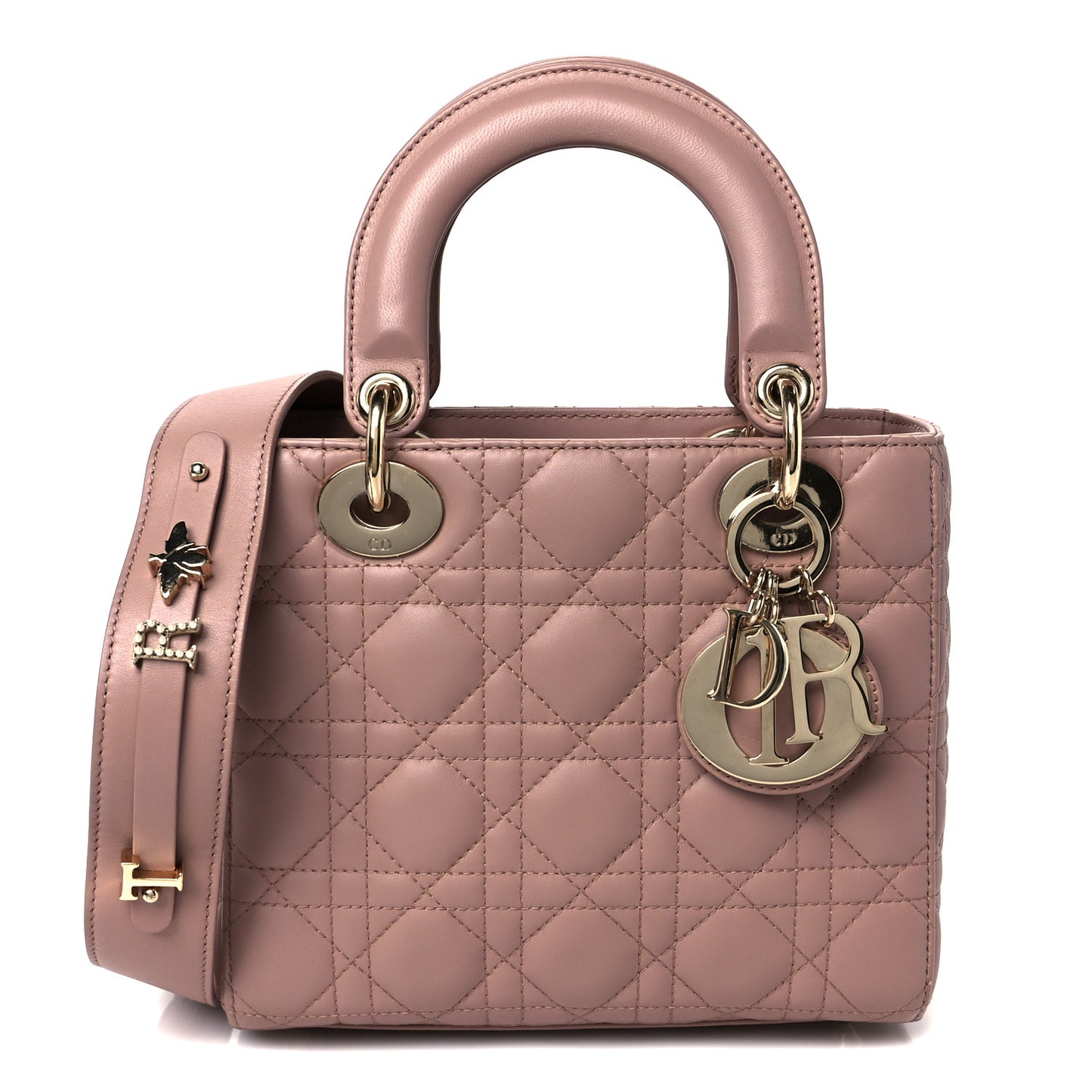 Lambskin Cannage Small My ABC Dior Lady Dior Blush