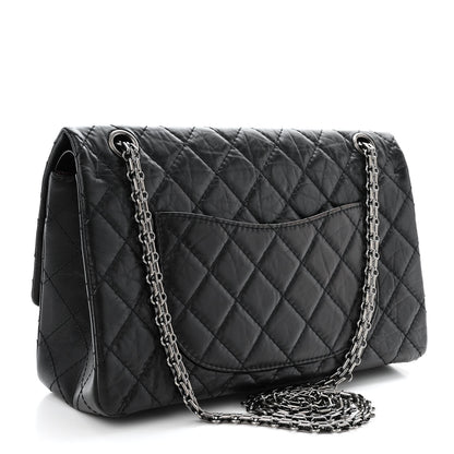 Chanel Aged Calfskin Quilted 2.55 Reissue 226 Flap Black 3 of 10