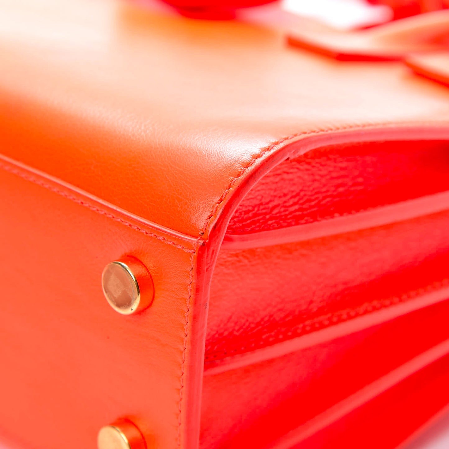 Calfskin Nano Sac De Jour Orange