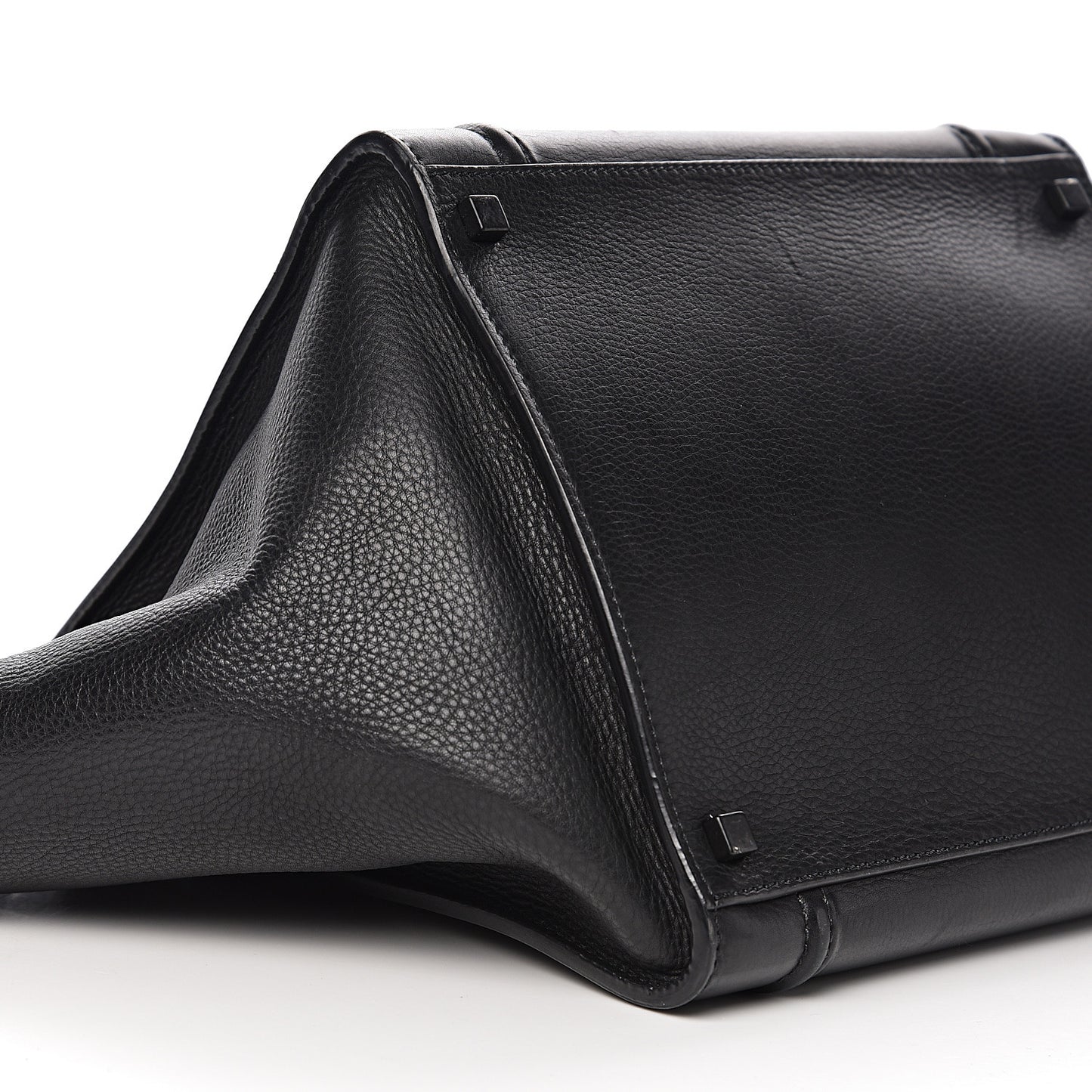 Supple Calfskin Medium Phantom Luggage Black