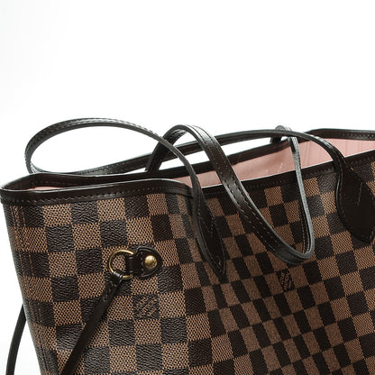 Louis Vuitton Damier Ebene Neo Neverfull MM Rose Ballerine 5 of 7