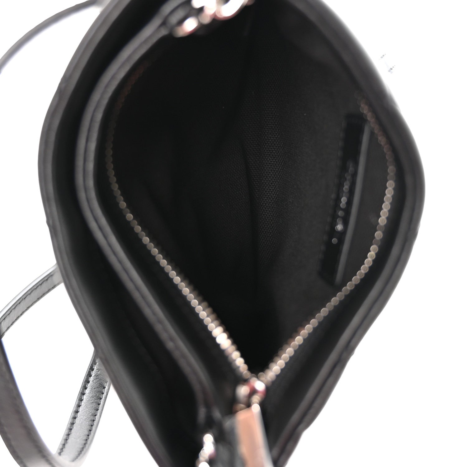 Chanel Lambskin Quilted Uniform Crossbody Bag Black 5 of 11
