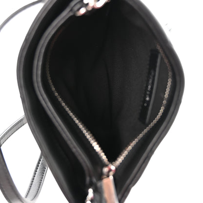 Chanel Lambskin Quilted Uniform Crossbody Bag Black 5 of 11
