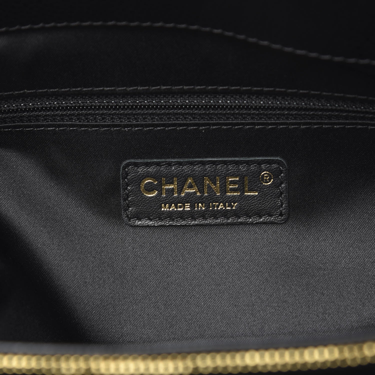 Chanel Caviar Quilted XL Grand Shopping Tote GST Black 6 of 11