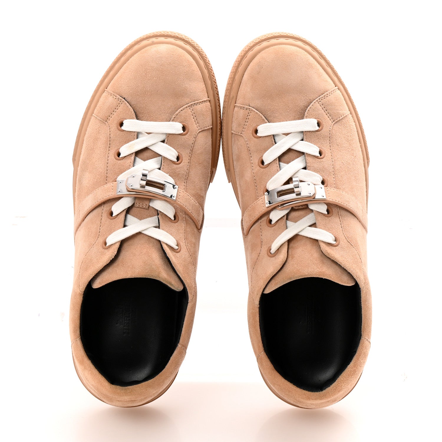 Hermes Suede Day Sneakers 40 Bois De Santal 2 of 11