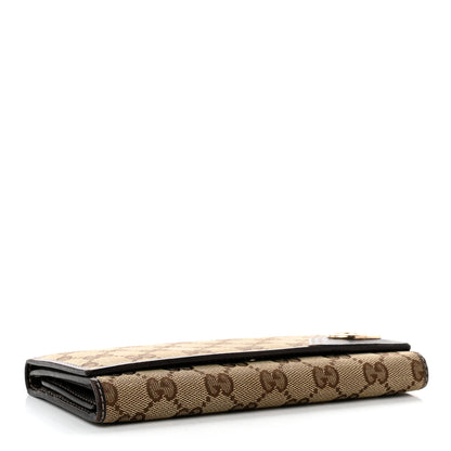 Gucci Monogram New Britt Continental Wallet Dark Brown 4 of 10