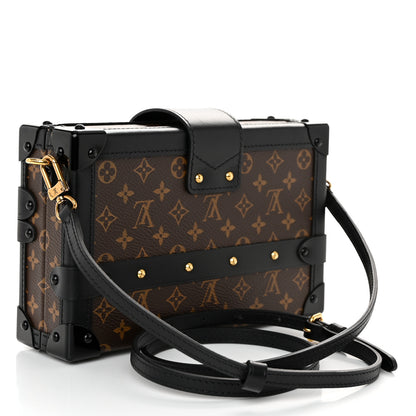 Louis Vuitton Monogram Petite Malle Black 3 of 10