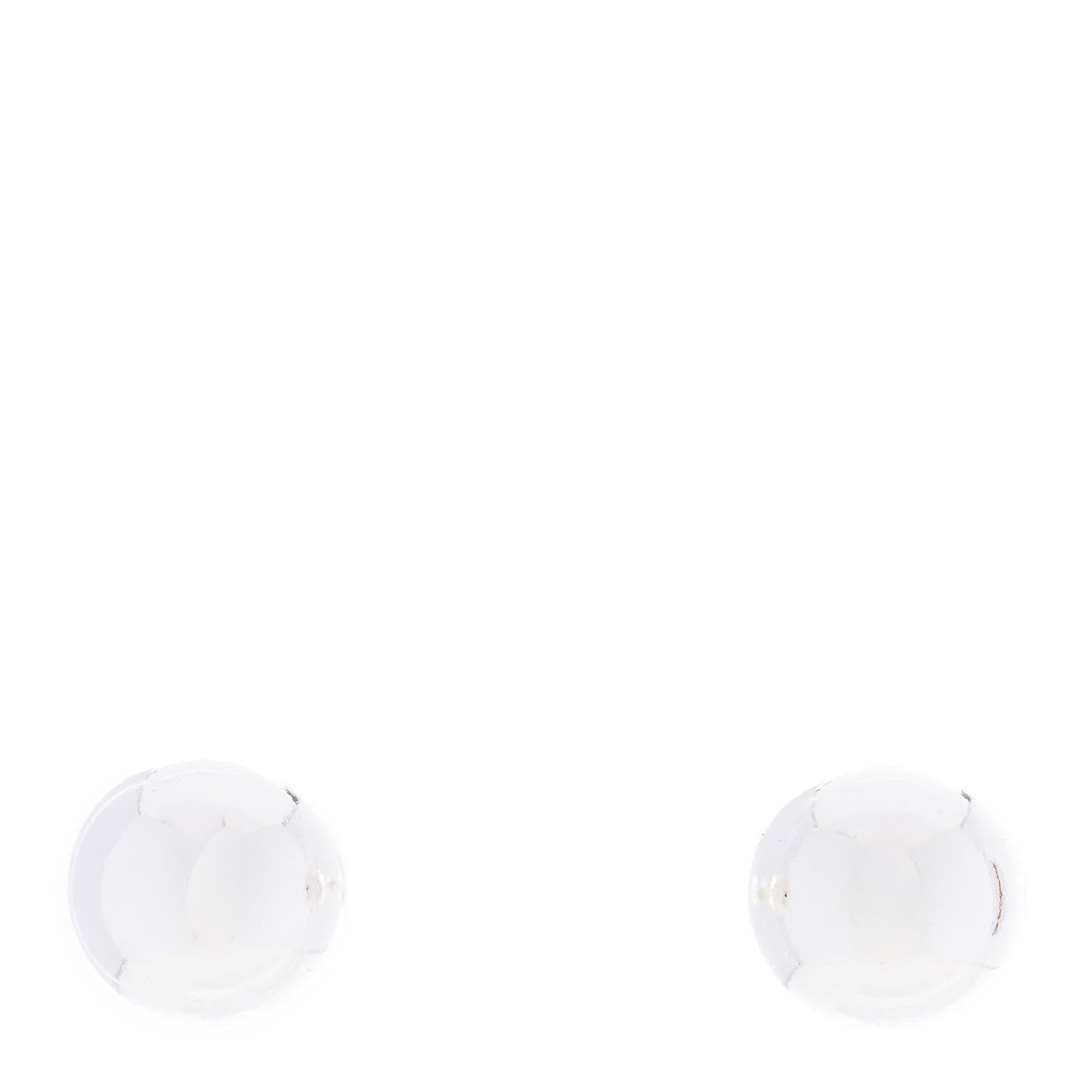 Tiffany Sterling Silver 8mm Hardwear Ball Earrings 1 of 4