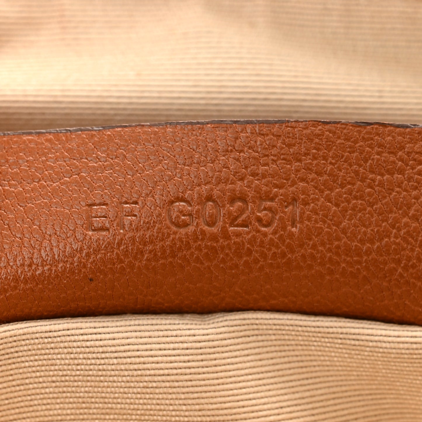Sugar Goatskin Small Pandora Chestnut
