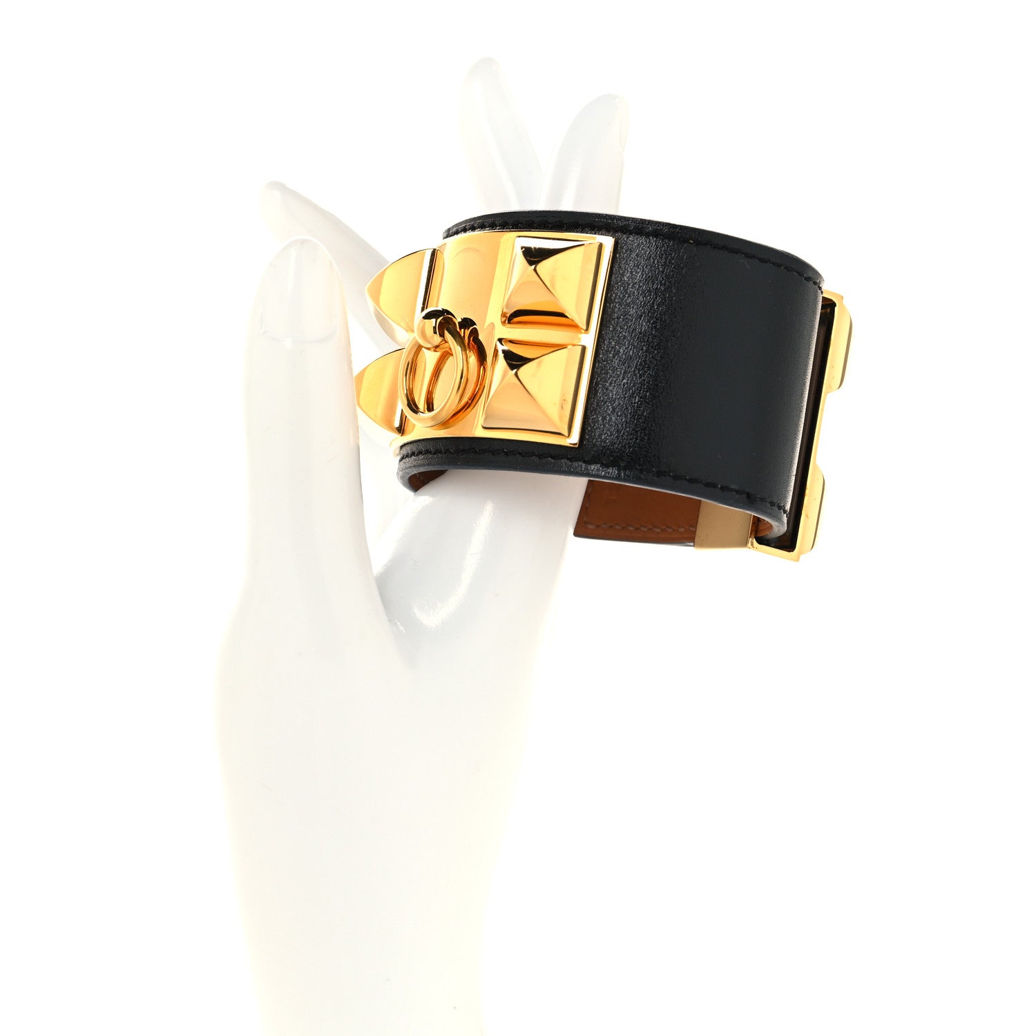 Hermes Box Collier de Chien CDC Bracelet T2 Black 2 of 6