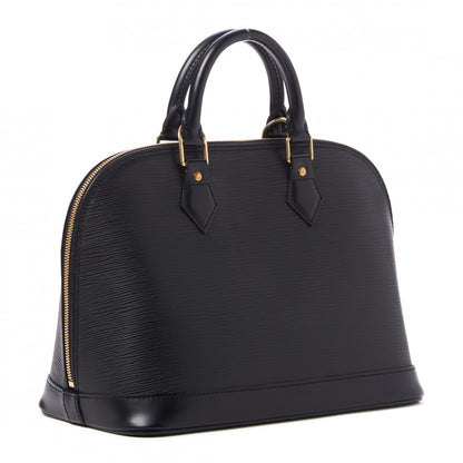 Louis Vuitton Epi Alma PM Black 3 of 9