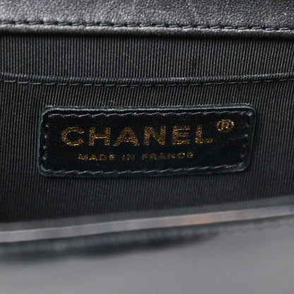Chanel Patent Calfskin Quilted Medium Boy Flap Black 6 of 9