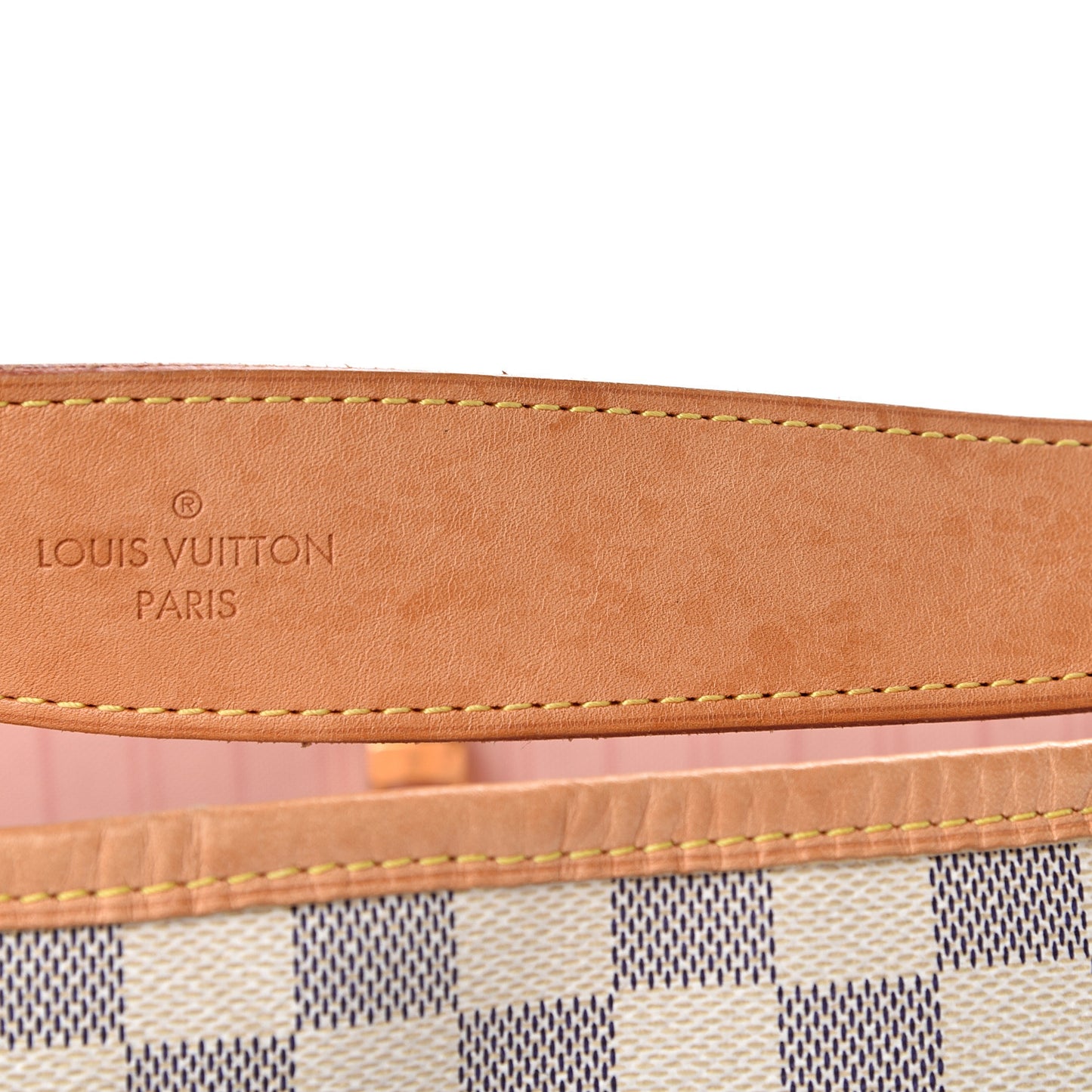 Damier Azur Delightful MM Rose Ballerine