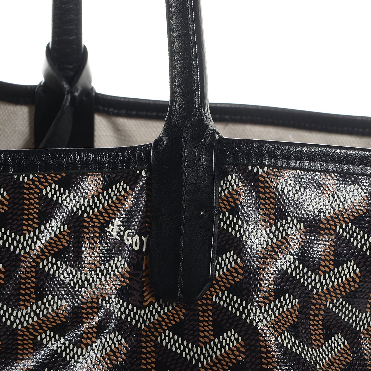 Goyard Goyardine Saint Louis GM Black 10 of 10