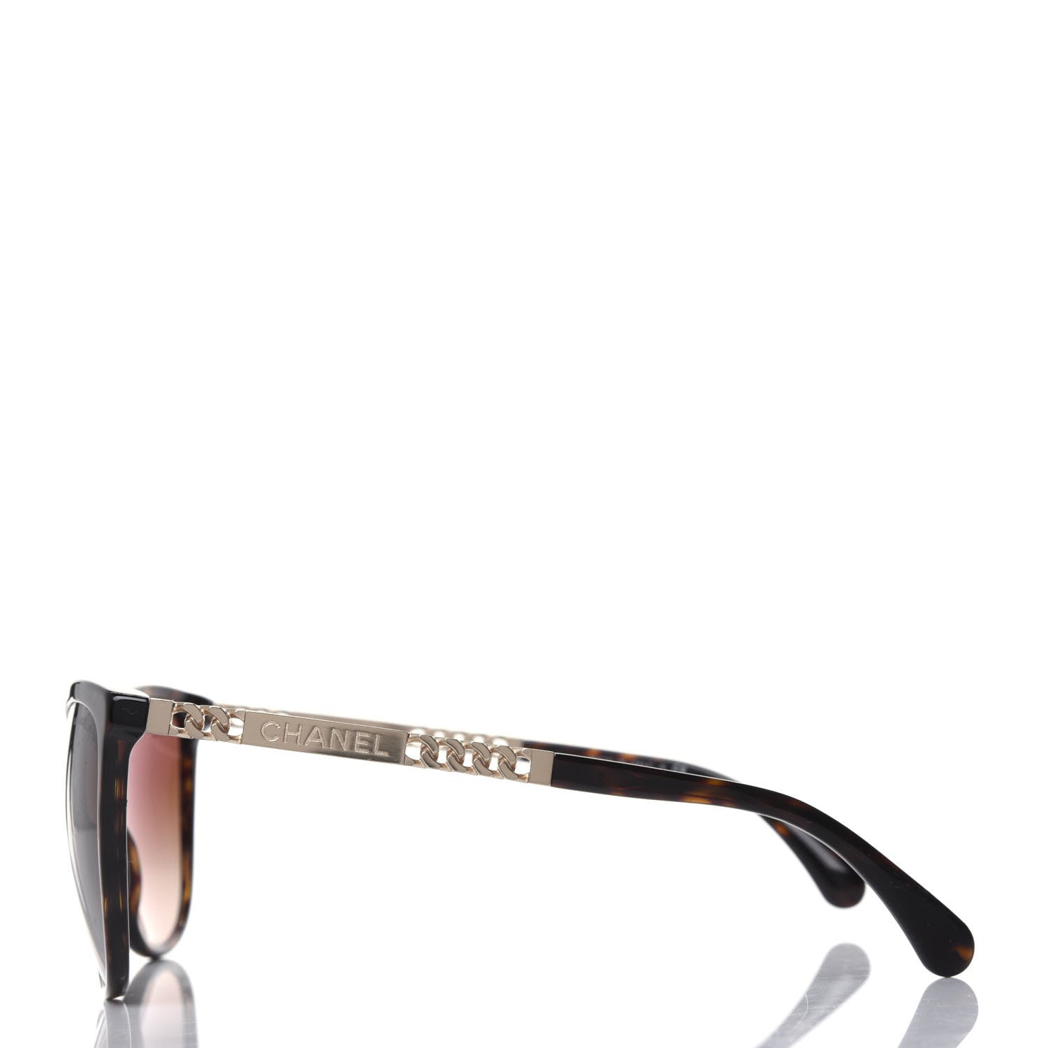 Chanel Chain Sunglasses 5352 Dark Tortoise 3 of 7