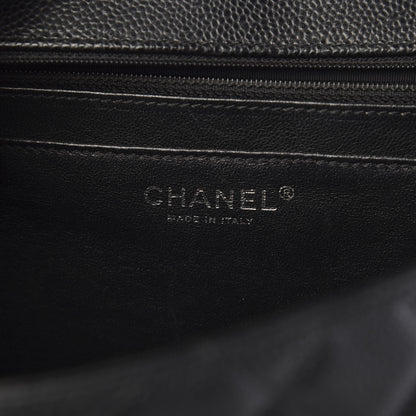 Chanel Caviar Quilted Maxi Single Flap Black 5 of 12