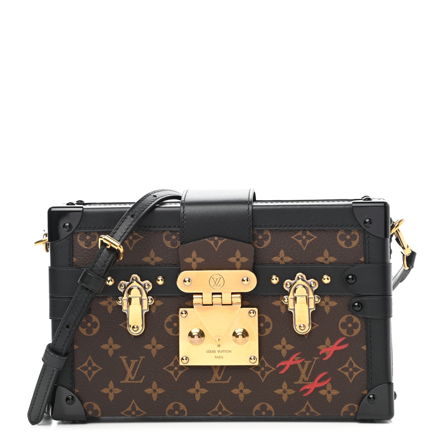Louis Vuitton Monogram Petite Malle Black 1 of 8