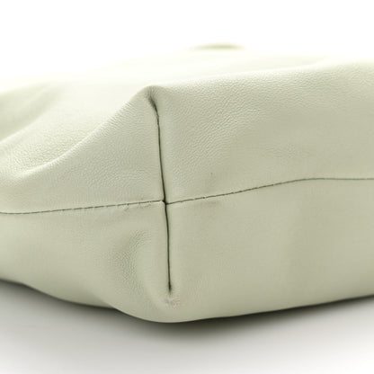 Loewe Mellow Nappa Donut Chain Mini Flamenco Knot Clutch Spring Jade 9 of 12